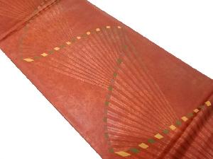 抽象模様織り出し　袋帯